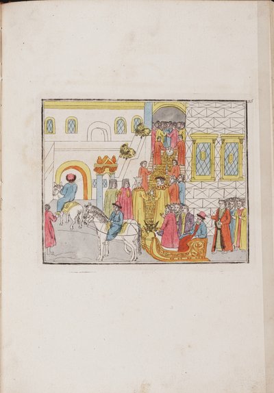 1810年、ミハイルフェオドロビッチ皇帝とエフドキヤルキアノフナの結婚式 作： Unbekannt