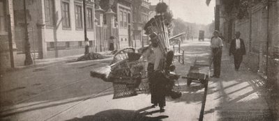 枝編み細工のベンダー、1914 作： Unbekannt