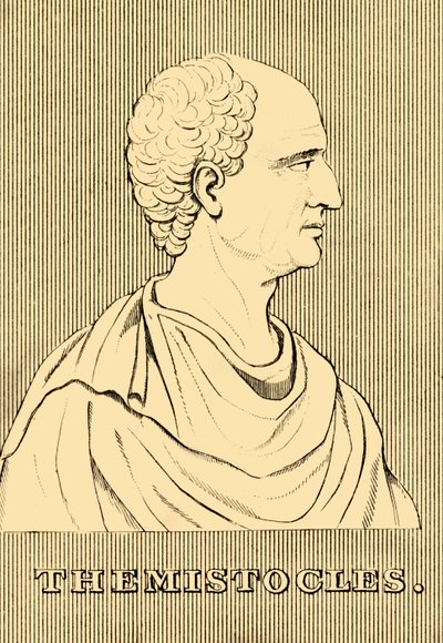 Themistocles、c 524-459 BC、1830。 作： Unbekannt