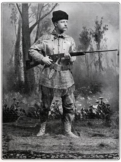 セオドアルーズベルト、アメリカの兵士および政治家、c1898 作： Unbekannt