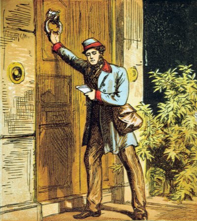 1867年、ポストマンズ・ノック！ 作： Unbekannt