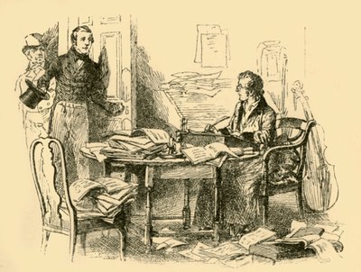 彼らはシューベルトが一生懸命働いていた、1907年。 作： Unbekannt