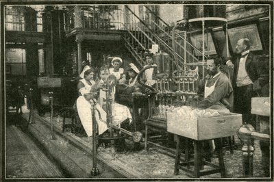 これは、1つのツァー蒸留所の内部です。、1901。 作： Unbekannt