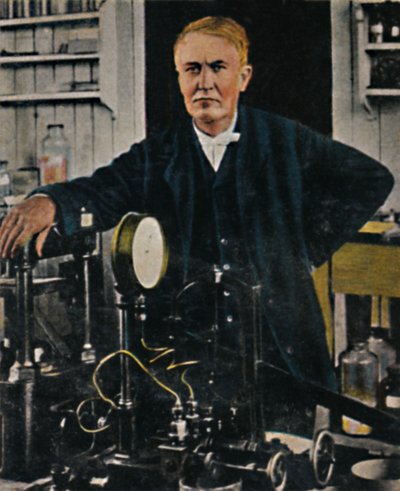 ホワイト、トーマス・エジソン：1847-1931、1934。 作： Unbekannt