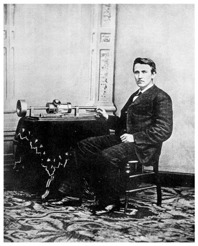 トーマス・エジソン、アメリカの発明家、c1878 1956 作： Unbekannt