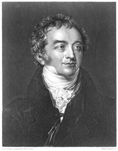 トーマスヤング1773-1829、物理学者およびエジプト学者、19世紀 作： Unbekannt