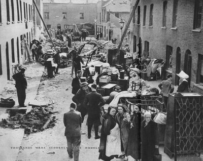 数千人が突然ホームレスになった、c1940 1942 作： Unbekannt