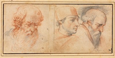 3つの主な研究、1600年代。 作： Unbekannt