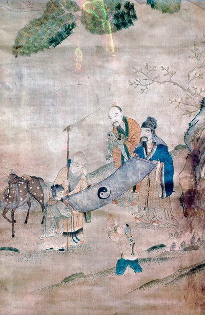 太極拳、中国、17世紀または18世紀の3人の賢者 作： Unbekannt