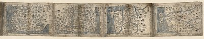 表紙からのタイトル。 葉は端と端を合わせてアコーディオン状に折ります。 咸鏡道地図の裏面に小さなラベルを貼り付け：文光堂書店。 米国議会図書館の Web サイトからラスター イメージとして入手することもできます。 取得管理番号 作： Unbekannt