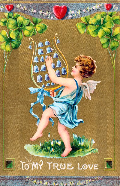 私の本当の愛、アメリカンバレンタインカード、c1910 作： Unbekannt