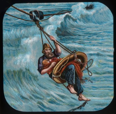 救出：救命浮き輪、c1900。 作： Unbekannt