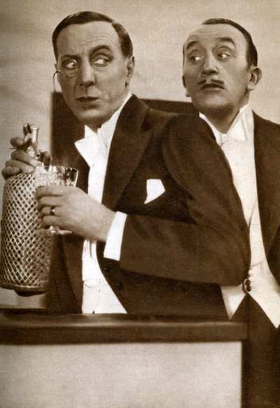 トムウォールズとラルフリン、イギリスの俳優、1933 作： Unbekannt