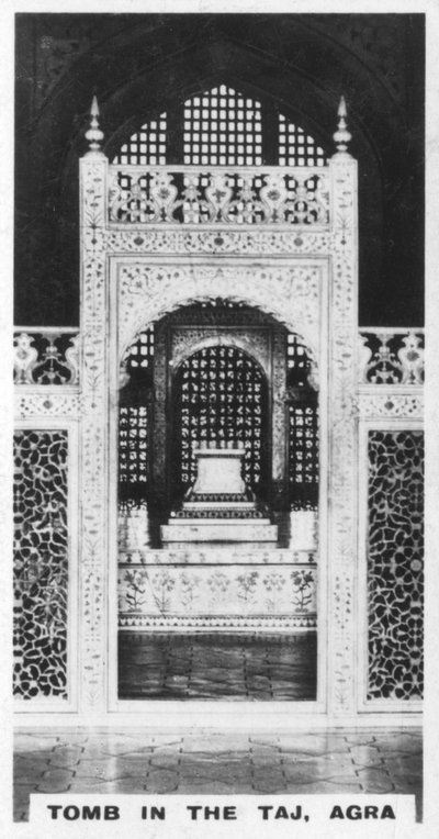 タージ、アグラ、ウッタルプラデーシュ州、インド、c1925の墓。 作： Unbekannt