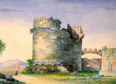 Caecilia Metellaの墓、ローマ、イタリア 作： Unbekannt