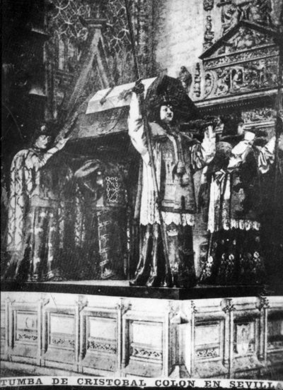 クリストファーコロンバスの墓、19世紀、1920年代 作： Unbekannt