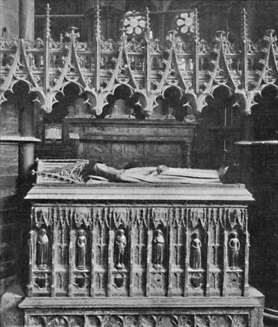 エドワード3世の墓、ウェストミンスター寺院、1903 作： Unbekannt