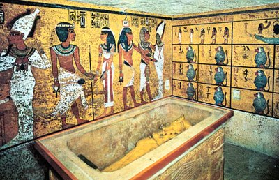 ツタンカーメンの墓、古代エジプト、第18王朝、紀元前1325年 作： Unbekannt