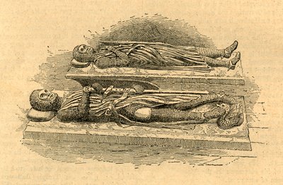 テンプル騎士団の墓、1870年、1897年。 作： Unbekannt