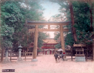Torii, shrine gate, Nishigamo, Kyoto, Japan 作： Unbekannt