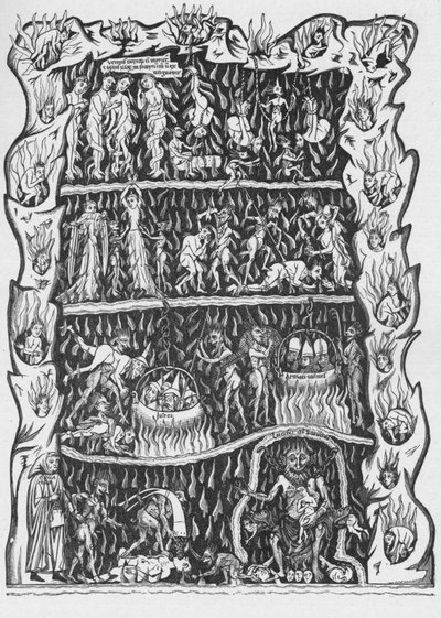 地獄の苦悩、c1185 1906 作： Unbekannt