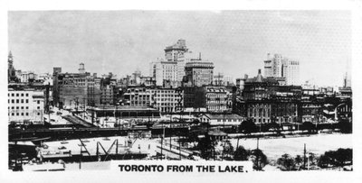カナダのトロント、湖から、c1920s 作： Unbekannt