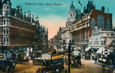 トッテナムコートロード、ロンドン、1915年、c1900-1930 作： Unbekannt