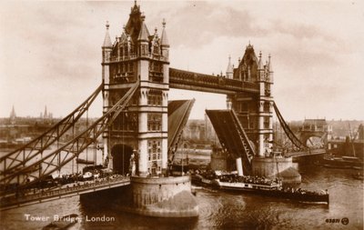 タワーブリッジ、ロンドン、c1910 作： Unbekannt