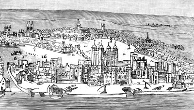 ロンドン塔、c1543、1893 作： Unbekannt