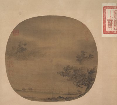 12 世紀後半、暴風雨の中でボートを牽引。 作： Unbekannt