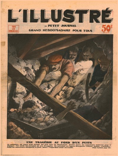 井戸の底にある悲劇、1932年。 作： Unbekannt
