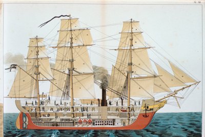 移行船、1886 作： Unbekannt