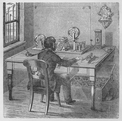 メッセージの送信、1894 作： Unbekannt