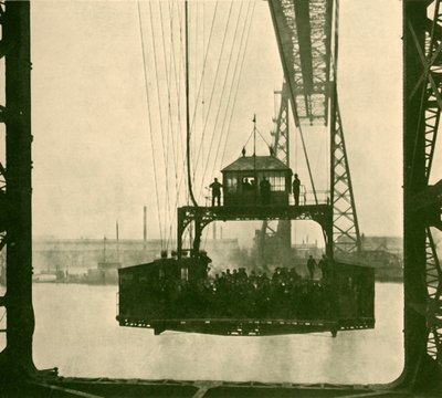 走行車、トランスポーター橋、ミドルスバラ、c1930。 作： Unbekannt