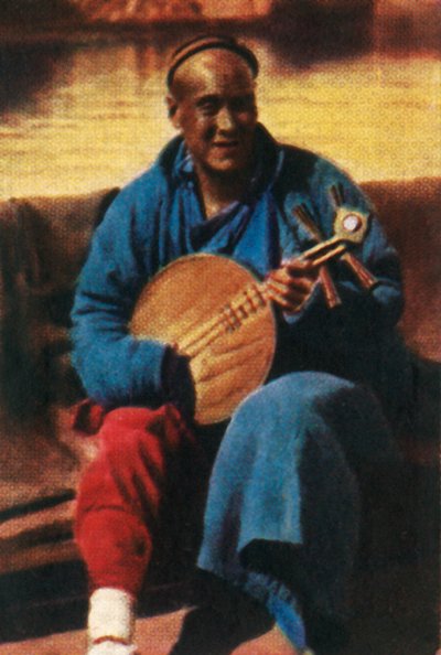 旅行中のミュージシャン、中国、c1928。 作： Unbekannt