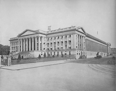 財務省の建物、ワシントンDC、c1897。 作： Unbekannt