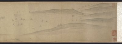 潘橋での条約、元または明王朝、14 ～ 15 世紀。 作： Unbekannt