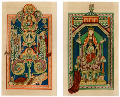 ジェシーとバージンとチャイルドの木が即位、c1130-1140 作： Unbekannt