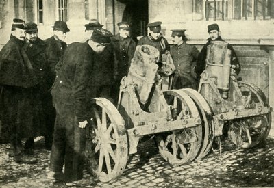 ドイツ人からキャプチャされた塹壕迫撃砲、第一次世界大戦、1914年、1920年。 作： Unbekannt