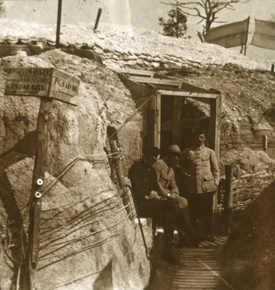 トレンチ、シャンパン、フランス北部、c1914-c1918 作： Unbekannt