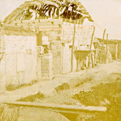 トレンチ、ペルビゼ、フランダース、ベルギー、c1914-c1918 作： Unbekannt