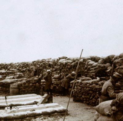 Mamelon Vert、Nieuwpoort、フランダース、ベルギー、c1914-c1918の塹壕 作： Unbekannt