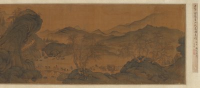 17～18世紀の蜀山中の架台道。 作： Unbekannt