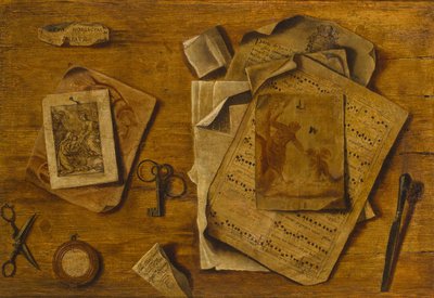 トランペットリル、楽譜、絵、鍵c。 1800 作： Unbekannt