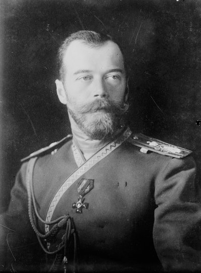 ロシアの皇帝ニコラス2世、1909年。 作： Unbekannt