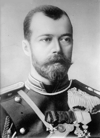 ロシア皇帝ニコラス2世、1914年。 作： Unbekannt