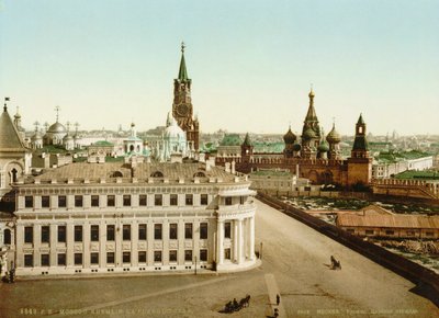 ロシア、モスクワのクレムリンの皇帝広場、1890年代 作： Unbekannt