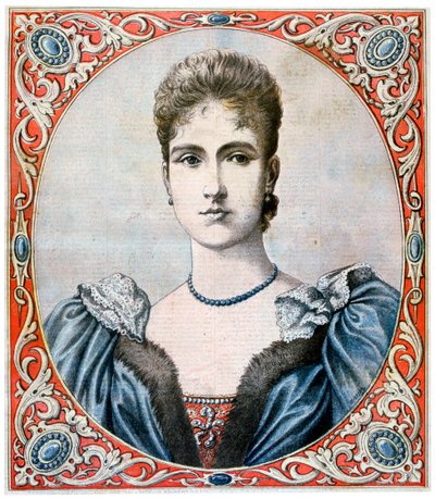 Tsarina Alexandra、ロシアの皇后の配偶者、1894 作： Unbekannt