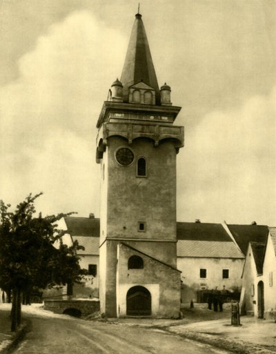 Türkenturm、Breitenbrunn、ブルゲンラント、オーストリア、c1935。 作： Unbekannt