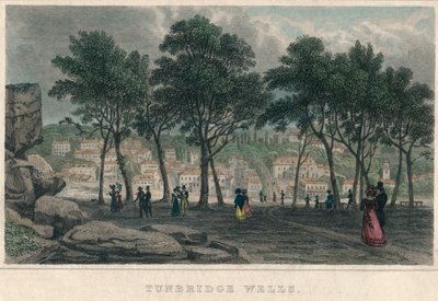 タンブリッジウェルズ、1828年。 作： Unbekannt
